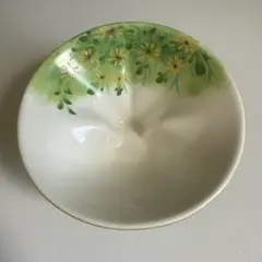 未使用〉京焼 清水焼 陶あん 楕円皿 色絵付 ひなげし 織部釉 - メルカリ
