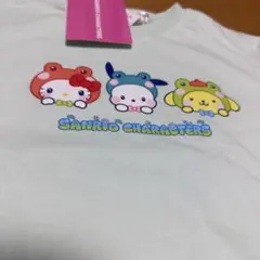 新品　サンリオ　Tシャツ　100 けろけろパーティ