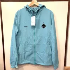 ◆激レア◆ fcrb フーディ　スカイブルー　ナイロンパーカー　M