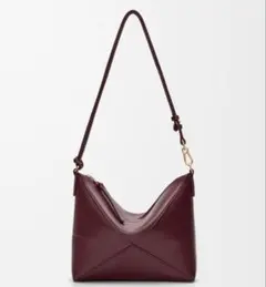 LOEWE ロエベ パズルフォルドポーチ ショルダーバッグ ダークバーガンディのサムネイル
