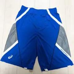 アシックス　GELBURST　バスケットボールパンツ　青　Oサイズのサムネイル