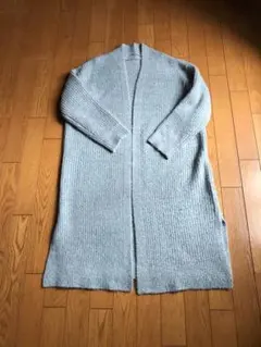 ★【未着用】★◆ロングニットコート◆