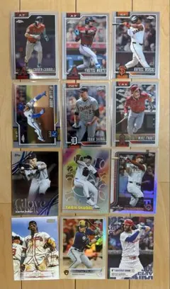 Topps MLB12枚 ウィットJr、スクーバル、ジャッジ、トラウト他
