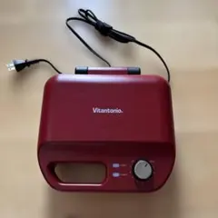 Vitantonio ホットサンドメーカー レッド【本体➕プレート2点】のサムネイル