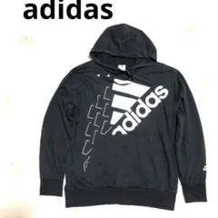 アディダス パーカー M スウェット トレーナー 黒スポーツキャンプ