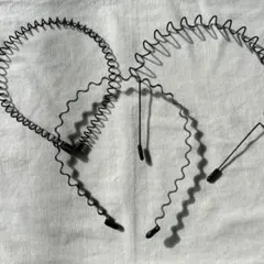 カチューシャ 3本セット ブラック 3種類 ヘアバンド ヘッドバンド 黒 洗顔