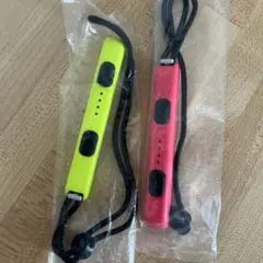 〈純正〉Switch ジョイコンストラップ　イエロー　ピンク