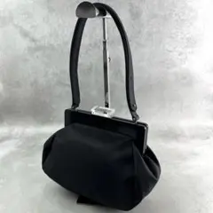 極美品】ジルサンダー ハンドバッグ ロゴ型押し トライアングル レザー