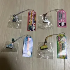 ご当地キティ　根付　黒部立山ケーブルカー　ロープウェイ　バス　まとめ　レトロ ご当地キティ 根付 黒部立山ケーブルカー ロープウェイ バス まとめ