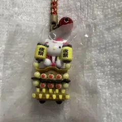 秩父夜祭 ハローキティキーホルダー 鈴付き