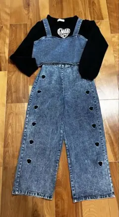 デニム セットアップ