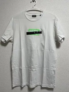 DIESEL 白Tシャツ　プリント