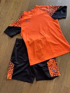 Puma サッカー上下セット オレンジ/黒