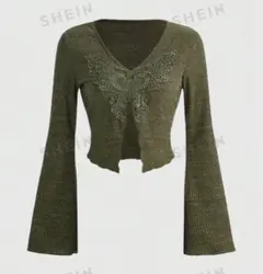 クロップドカーディガン M