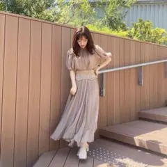 カプリシューレマージュ♡ 2SETチュールキャミワンピース 定価1.6万