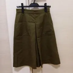 カーキ ひざ丈 タイトスカートのサムネイル