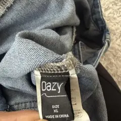 Dazy ライトブルー デニムオーバーオール XL