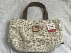 【新品タグ付】しまむら　日焼けキティ　ヒョウ柄　バッグ