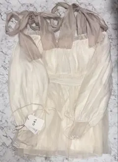 GRL チュールブラウス オフショルダー tw1199