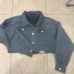 Jenni Love ライトブルー クロップドデニムジャケット