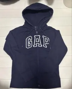 OLD GAP ジップパーカー フェード ネイビー 00s y2k 短丈 紺色