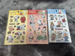 新品未使用⭐︎スヌーピー ぷっくりシール 3枚セット