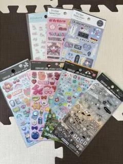 シール7枚まとめ売り 平面シール 平成シール