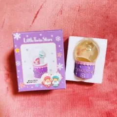 希少レア　リトルツインスターズ　ネコ　ウォータードーム　オブジェ　サンリオ