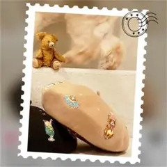 yukiemon パーティー ベレー帽　ベージュのサムネイル