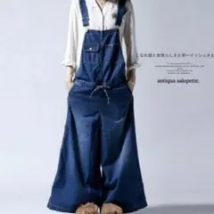 antiqua デニムサロペット ワイドパンツのサムネイル