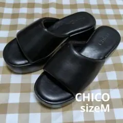 CHICO 厚底サンダル ブラックのサムネイル
