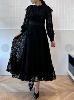 エイミーイストワール eimy ペイズリー フラワー レース ワンピース