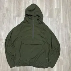 old mont-bell ハーフジップ　カーキマウンテンパーカー　古着　y2k