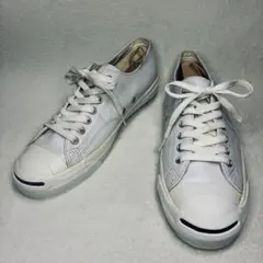 【美品】CONVERSE JACK PURCELL レザー ホワイト27.5