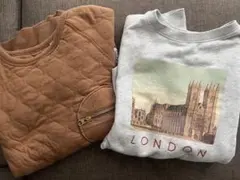 マーキーズ O&G ロンドン　プリント トレーナー セット　140 150