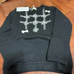 130✴︎新品・タグ付き！トロワラパン　トレーナー　黒