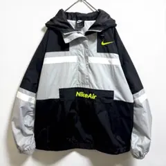 NIKE AIR ナイキ ナイロンジャケット XL 刺繍ロゴ アノラック