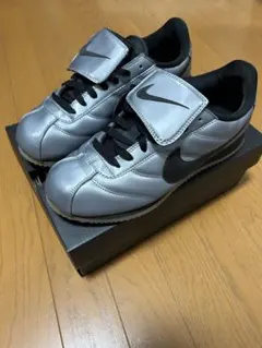 NIKE CORTEZ 72 シルバー ブラック スニーカー