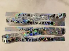 ARASHI 2026 銀テープ　銀2本フルサイズ