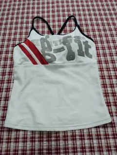 【美品】G-FIT ジーフィット ブラトップヨガ Mサイズ 白 スポーツのサムネイル