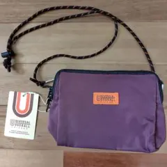 【新品タグ付】UNIVERSAL OVERALL ナイロン2wayサコッシュ 紫