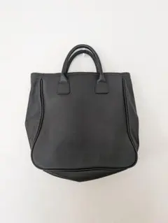 aroco 牛革 2way ブラックトートバッグ ショルダー 通勤