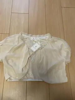 ROPEPICNIC アイボリー ビーズ付きショール ボレロ