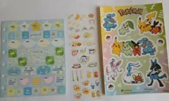 ポケモン シール　食べ物　サイン帳シール