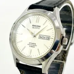 2026年最新】RICOH 文字盤カラー：ホワイト メンズ 腕時計(クォーツ)の