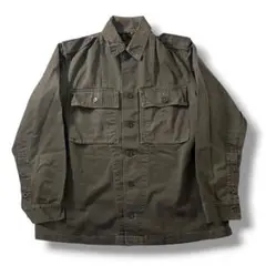 70s オランダ軍 実物 ヘリンボーンツイル フィールドシャツジャケット