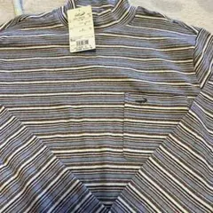 メンズ用　crocodile 長袖ボーダーシャツ