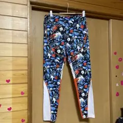 花柄フィットネスヨガパンツ