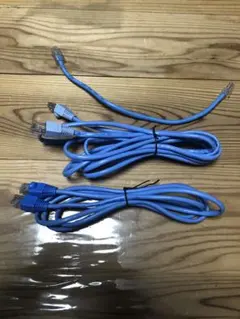 LANケーブル　3個セット　30cm.1.6m.3m