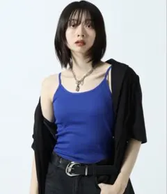 PAGE BOY カップツキFITキャミ ブルーのサムネイル
